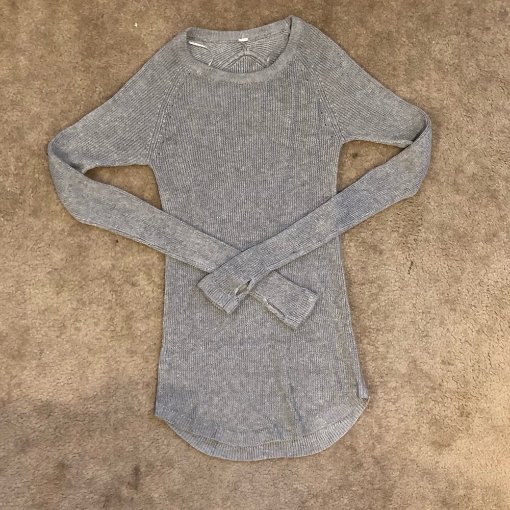 Grey Lululemon sweater